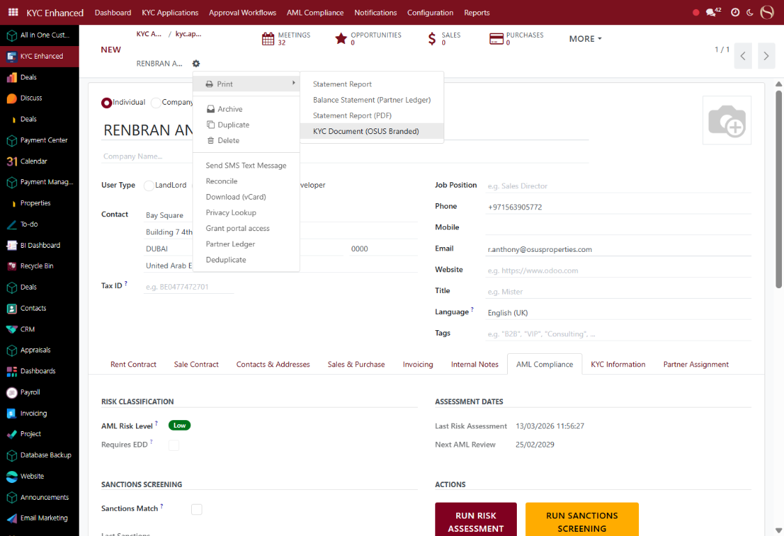 KYC screenshot